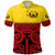 Custom Marquesas Islands Polo Shirt Marquesan Tattoo Special Style Gradient Red LT8 - Polynesian Pride