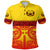 Marquesas Islands Polo Shirt Marquesan Tattoo Special Style Gradient Yellow LT8 - Polynesian Pride