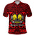 Marquesas Islands Polo Shirt Marquesan Tattoo Simple Style Red LT8 - Polynesian Pride