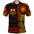 Marquesas Islands Polo Shirt Marquesan Tattoo Unique Style Gradient Red LT8 - Polynesian Pride