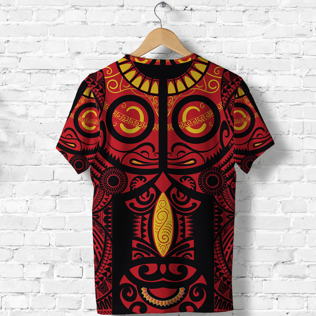 Marquesas Islands T Shirt Marquesan Tattoo Original Style Red LT8 - Polynesian Pride