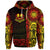 Marquesas Islands Zip Hoodie Marquesan Tattoo Unique Style Gradient Red LT8 - Polynesian Pride