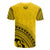 Marquesas Islands All Over T Shirt Marquesas Islands Tiki Face Polynesian Tribal Yellow Version - Polynesian Pride