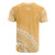 Marquesas Islands All Over T Shirt Marquesas Islands Tiki Face Polynesian Tribal Gold Version - Polynesian Pride