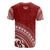 Marquesas Islands All Over T Shirt Marquesas Islands Tiki Face Polynesian Tribal Red Version - Polynesian Pride
