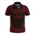 Marquesas Islands Polo Shirt Marquesas Islands Tiki Face Polynesian Chief Tattoo Red Version Unisex Red - Polynesian Pride
