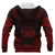 Marquesas Islands Polynesian Chief Custom Zip up Hoodie Red Version Unisex Red - Polynesian Pride