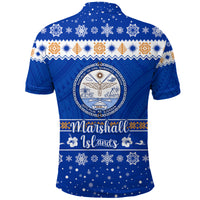 Marshall Islands Christmas Polo Shirt Simple Style LT8 - Polynesian Pride