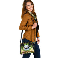 Marshall Islands Shoulder Handbag - Polynesian Gold Patterns Collection - Polynesian Pride