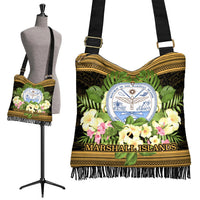Marshall Islands Boho Handbag - Polynesian Gold Patterns Collection - Polynesian Pride