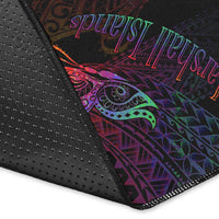 Marshall Islands Area Rug - Butterfly Polynesian Style - Polynesian Pride