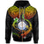 Marshall Islands Custom Zip up Hoodie Lizard Good Chest Unisex Reggae - Polynesian Pride