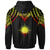 Marshall Islands Custom Zip up Hoodie Polynesian Armor Style Reagge - Polynesian Pride