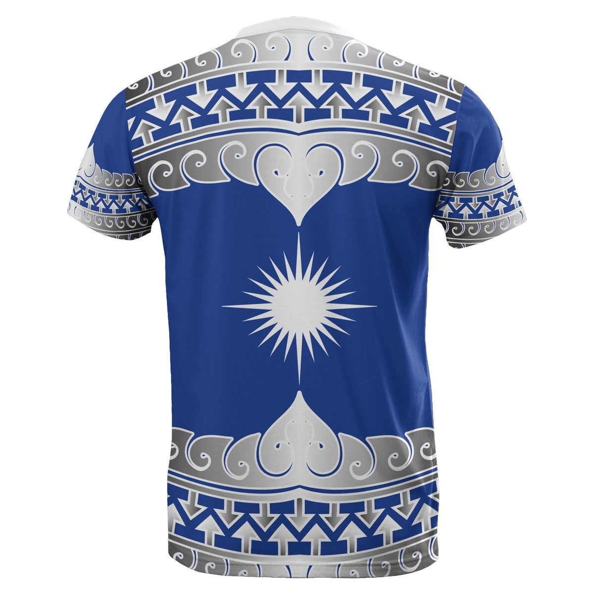 Marshall Islands All Over T Shirt Marshall Islands Wave Style - Polynesian Pride