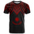 Marshall Islands Custom T Shirt Polynesian Armor Style Red Unisex Red - Polynesian Pride
