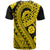 Polynesian Masi Kesa Gold Style T Shirt LT9 - Polynesian Pride