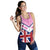 Hawaii Flag Maui Women's Racerback Tank - Pink - Mit Style - AH - Polynesian Pride