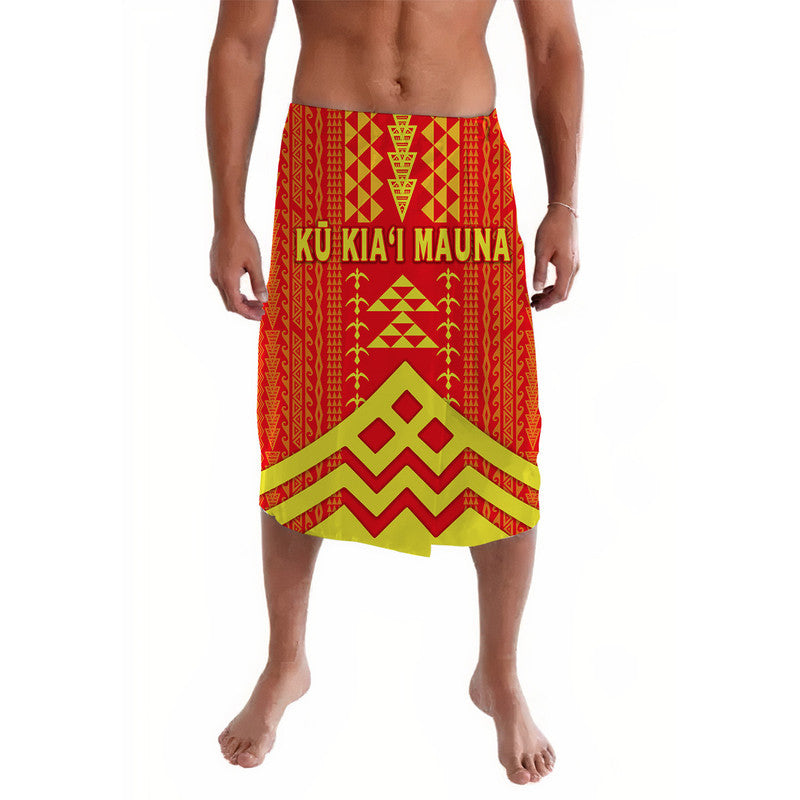 Hawaii Ku Kiai Mauna Lavalava We Are Mauna Kea Unique Vibes LT8 Red - Polynesian Pride