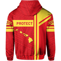 Hawaiian Polynesian Mauna Kea Zipper Hoodie Morale Style - Polynesian Pride