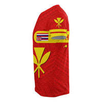 Kanaka Polynesian Mauna Kea T Shirt Morale Style - Polynesian Pride