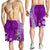 Hawaiian King Kamehameha Men Shorts Vibe Purple Style LT6 - Polynesian Pride