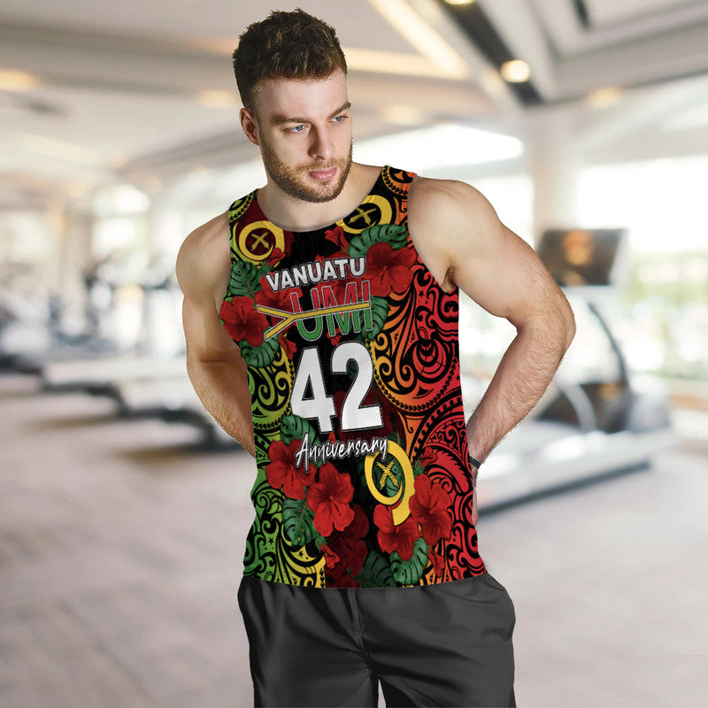 Vanuatu Yumi 42 Men Tank Top LT6 - Polynesian Pride