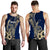 Guam Fish Hook Men Tank Top Blue Style LT6 - Polynesian Pride