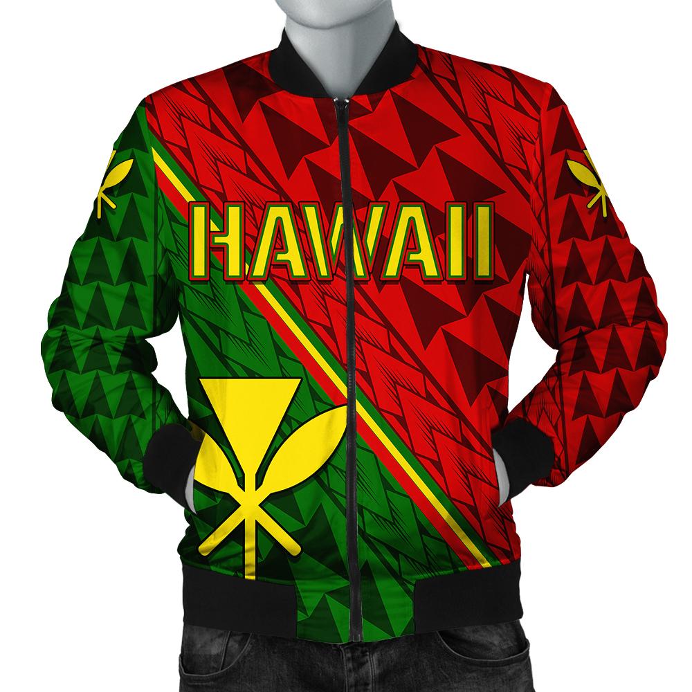 Kanaka Polynesian Bomber Jacket - Energetic Red Unisex - Polynesian Pride