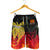 Papua New Guinea Men's Shorts Independence Day Special Style LT16 Black - Polynesian Pride