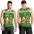 (Custom Personalised) Hawaii Christmas Men Tank Top Santa Claus Surfing Simple Style - Green LT8 - Polynesian Pride