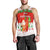 (Custom Personalised) Hawaii Christmas Men Tank Top Santa Claus Surfing Simple Style - White LT8 - Polynesian Pride