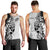 New Zealand Maori All Black Rugby Men Tank Top - LT2 WHITE - Polynesian Pride