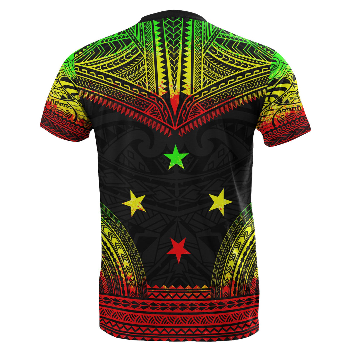 Federated States of Micronesia All Over T Shirt F S M Flag Polynesian Tattoo Reggae - Polynesian Pride