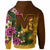 Hawaii Custom Hoodie Mililani Trojan High School Hawaiian Tropical Flowers Hoodie LT10 - Polynesian Pride