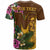 Hawaii Custom T Shirt Mililani Trojan High School Hawaiian Tropical Flowers T Shirt LT10 - Polynesian Pride