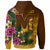 Hawaii Custom Hoodie Mililani Trojan High School Hawaiian Tropical Flowers Hoodie LT10 - Polynesian Pride