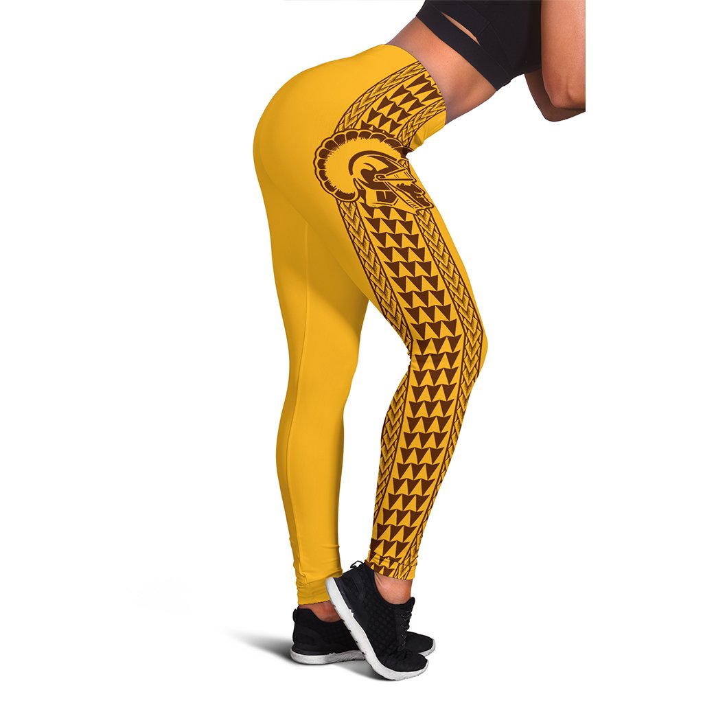 Hawaii - Mililani High Women's Leggings - AH Gold - Polynesian Pride