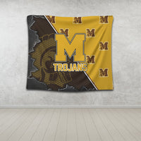 Hawaii - Mililani High Tapestry - AH Wall Tapestry Medium 80" x 68" Yellow - Polynesian Pride