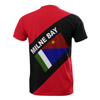 Papua New Guinea T Shirt PNG Flag Milne Bay Province Flag - Polynesian Pride