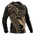 Hawaii Polynesian Hoodie Gold Tribal Pattern - Polynesian Pride