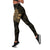 Polynesian Women's Leggings - Gold Pineapple - Polynesian Pride