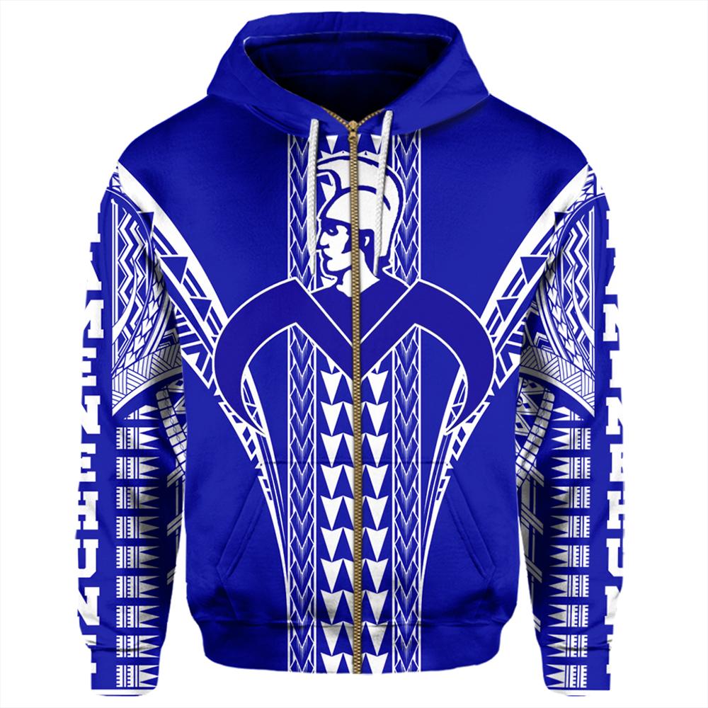 Hawaii Hoodie Moanalua High Zip Hoodie - Polynesian Pride