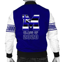 (Personalized) Hawaii Bomber Jacket - Moanalua High Custom Your Class Bomber Jacket AH - Polynesian Pride