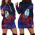 Guam Polynesian Hoodie Dress Tropical Flowers - Gradient Vibes LT8 - Polynesian Pride