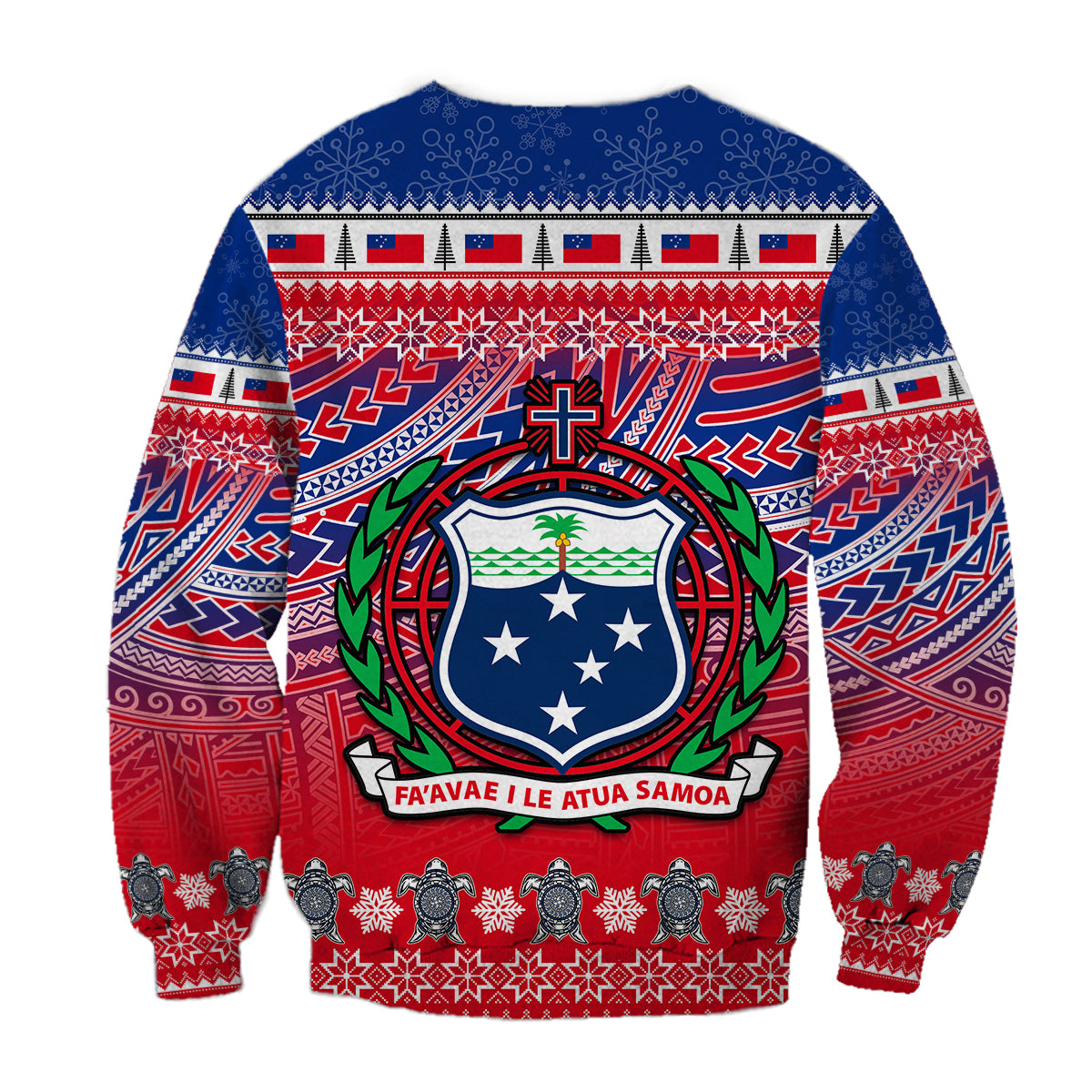Samoa Christmas Manuia Le Kirisimasi Sweatshirts LT6 - Polynesian Pride