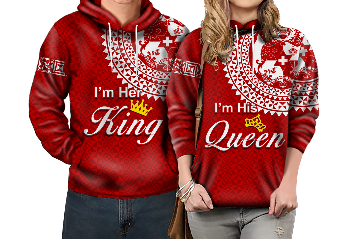 Valentine Day Tonga Couple Love Hoodie Tongan Turtle LT12 - Polynesian Pride