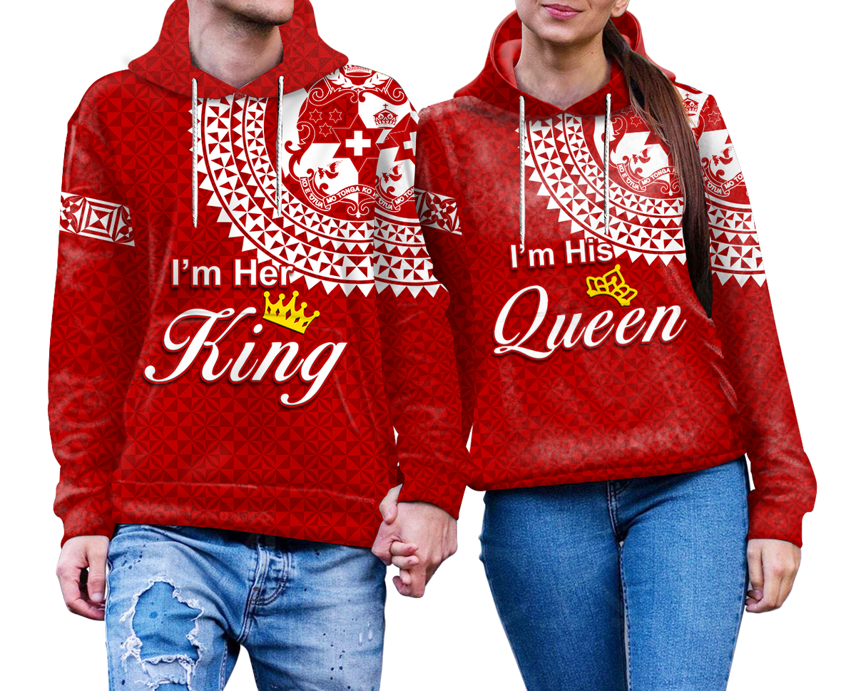 Valentine Day Tonga Couple Love Hoodie Tongan Turtle LT12 - Polynesian Pride