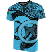 Vanuatu T Shirt Vanuatuan Flag Bleu Clair A02 Unisex Art - Polynesian Pride