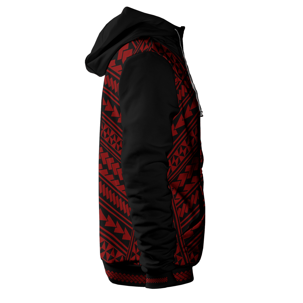 Samoa Hoodie Polynesian Portion Red Version - Polynesian Pride