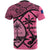 Guam T Shirt Guam Flag Pink A02 - Polynesian Pride